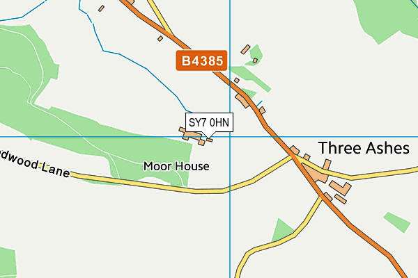 SY7 0HN map - OS VectorMap District (Ordnance Survey)