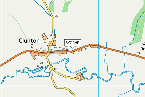 SY7 0HP map - OS VectorMap District (Ordnance Survey)