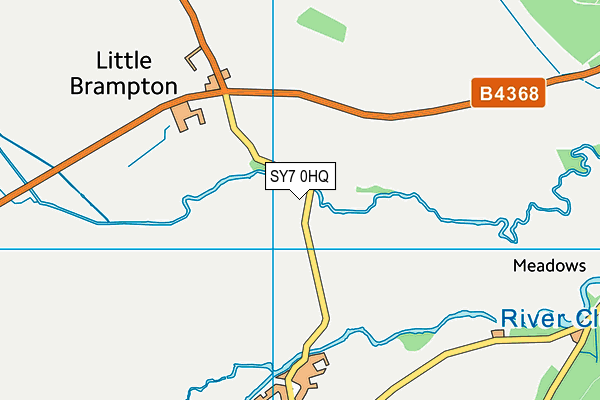 SY7 0HQ map - OS VectorMap District (Ordnance Survey)