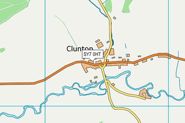 SY7 0HT map - OS VectorMap District (Ordnance Survey)