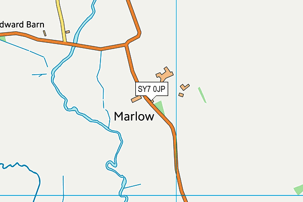 SY7 0JP map - OS VectorMap District (Ordnance Survey)
