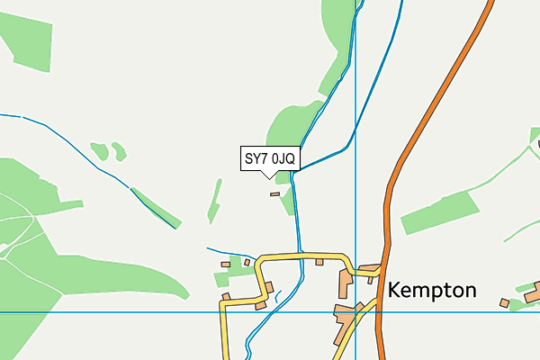 SY7 0JQ map - OS VectorMap District (Ordnance Survey)