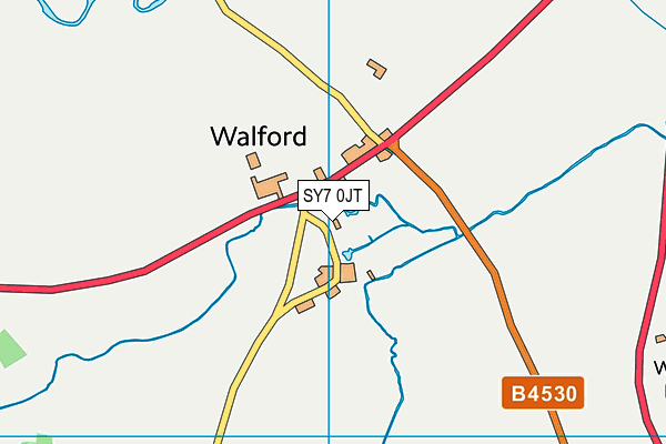 SY7 0JT map - OS VectorMap District (Ordnance Survey)