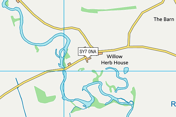 SY7 0NA map - OS VectorMap District (Ordnance Survey)