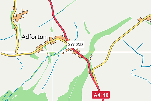 SY7 0ND map - OS VectorMap District (Ordnance Survey)