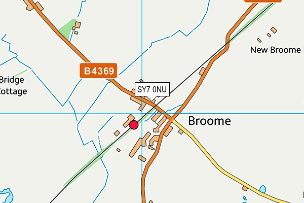 SY7 0NU map - OS VectorMap District (Ordnance Survey)