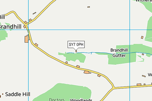 SY7 0PH map - OS VectorMap District (Ordnance Survey)