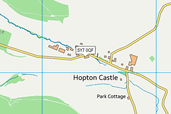 Hopton Woods map (SY7 0QF) - OS VectorMap District (Ordnance Survey)