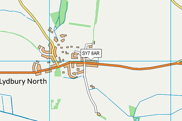 SY7 8AR map - OS VectorMap District (Ordnance Survey)