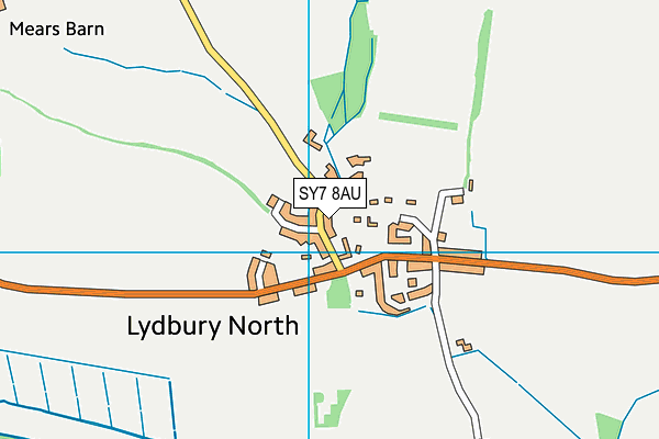 Lydbury North CofE (A) Primary School map (SY7 8AU) - OS VectorMap District (Ordnance Survey)