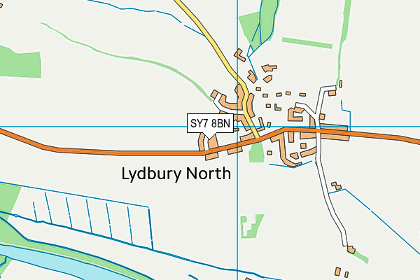 SY7 8BN map - OS VectorMap District (Ordnance Survey)