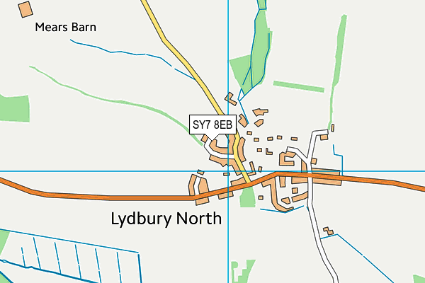 SY7 8EB map - OS VectorMap District (Ordnance Survey)