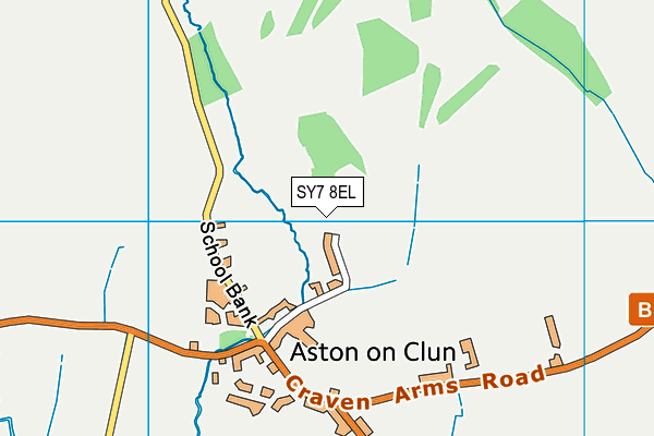 SY7 8EL map - OS VectorMap District (Ordnance Survey)