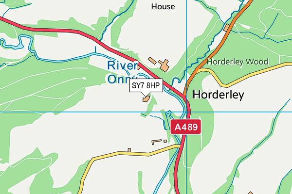 SY7 8HP map - OS VectorMap District (Ordnance Survey)