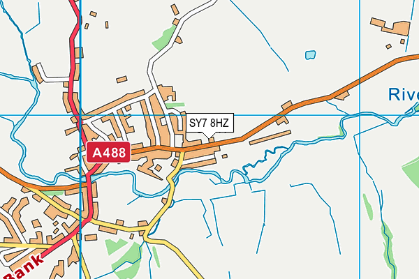 SY7 8HZ map - OS VectorMap District (Ordnance Survey)