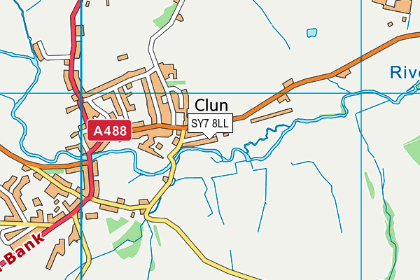 SY7 8LL map - OS VectorMap District (Ordnance Survey)