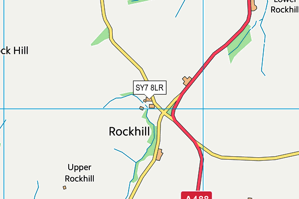 SY7 8LR map - OS VectorMap District (Ordnance Survey)