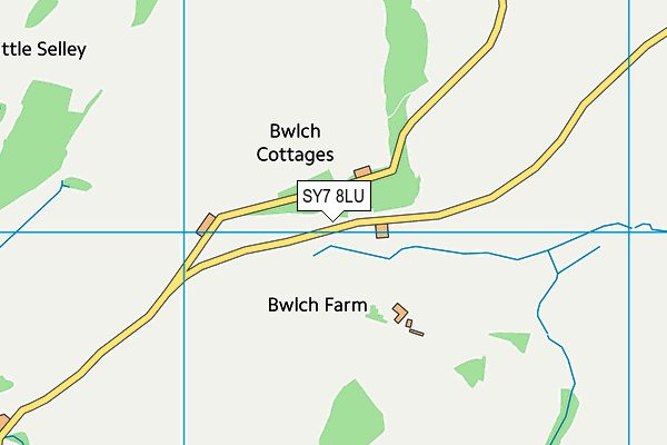 SY7 8LU map - OS VectorMap District (Ordnance Survey)