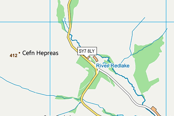 SY7 8LY map - OS VectorMap District (Ordnance Survey)