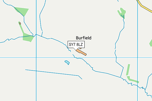 SY7 8LZ map - OS VectorMap District (Ordnance Survey)