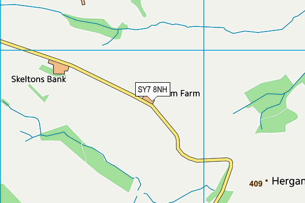 SY7 8NH map - OS VectorMap District (Ordnance Survey)