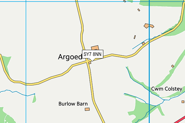 SY7 8NN map - OS VectorMap District (Ordnance Survey)