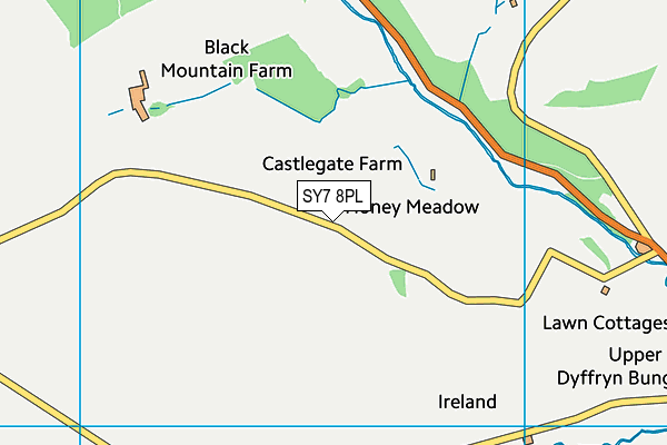 SY7 8PL map - OS VectorMap District (Ordnance Survey)