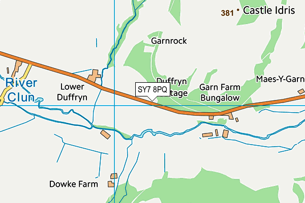 SY7 8PQ map - OS VectorMap District (Ordnance Survey)