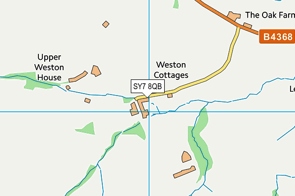 SY7 8QB map - OS VectorMap District (Ordnance Survey)
