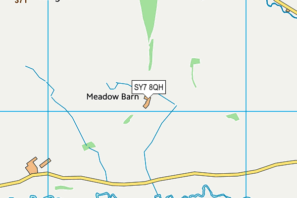 SY7 8QH map - OS VectorMap District (Ordnance Survey)