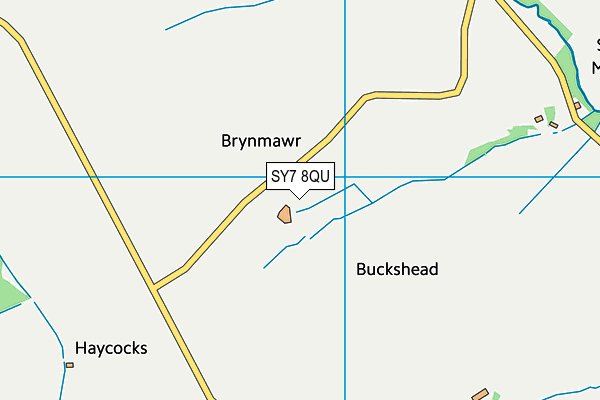 SY7 8QU map - OS VectorMap District (Ordnance Survey)