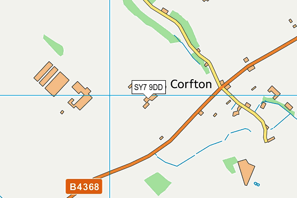 SY7 9DD map - OS VectorMap District (Ordnance Survey)