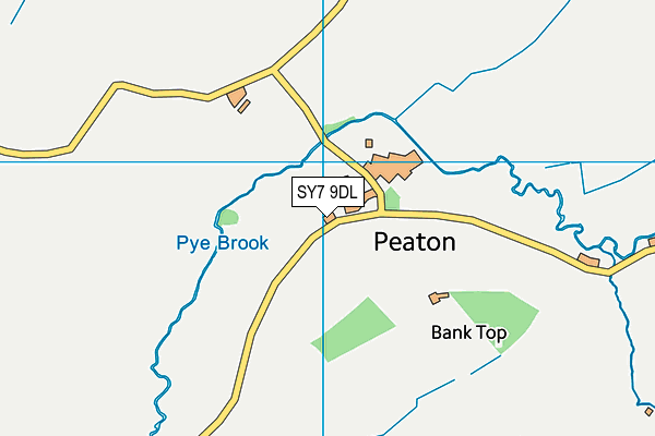 SY7 9DL map - OS VectorMap District (Ordnance Survey)