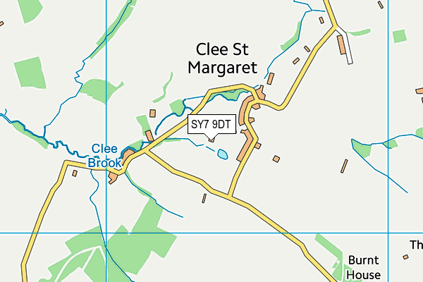 SY7 9DT map - OS VectorMap District (Ordnance Survey)