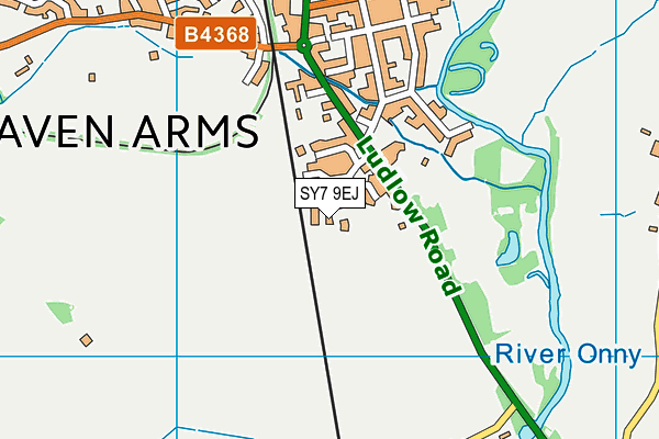 SY7 9EJ map - OS VectorMap District (Ordnance Survey)