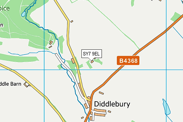 SY7 9EL map - OS VectorMap District (Ordnance Survey)