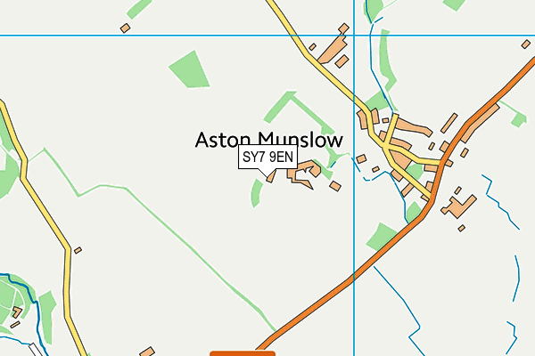 SY7 9EN map - OS VectorMap District (Ordnance Survey)