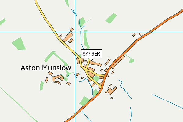 SY7 9ER map - OS VectorMap District (Ordnance Survey)