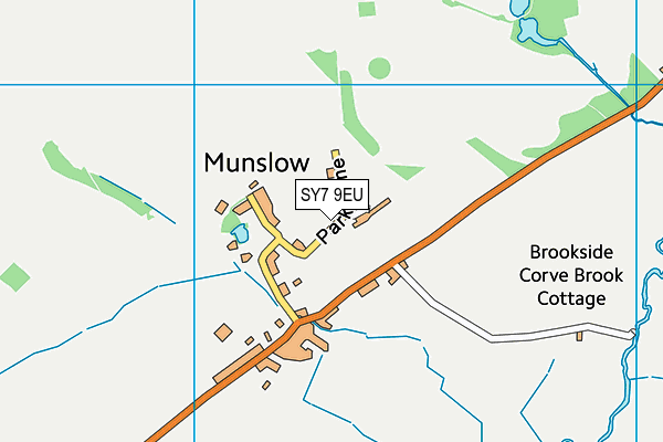 SY7 9EU map - OS VectorMap District (Ordnance Survey)