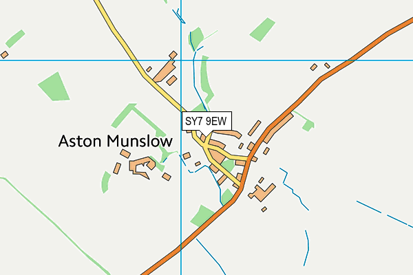 SY7 9EW map - OS VectorMap District (Ordnance Survey)