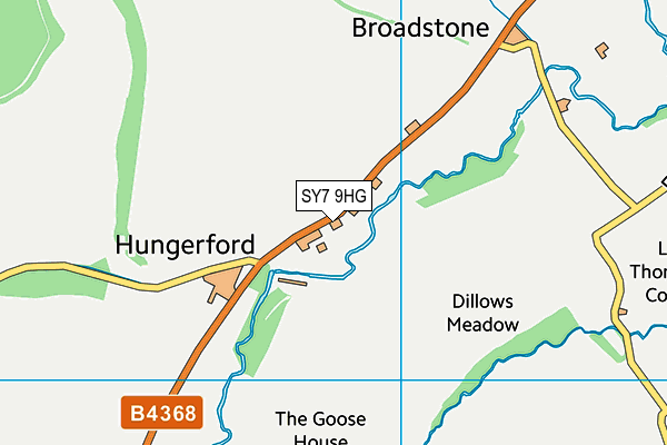 SY7 9HG map - OS VectorMap District (Ordnance Survey)