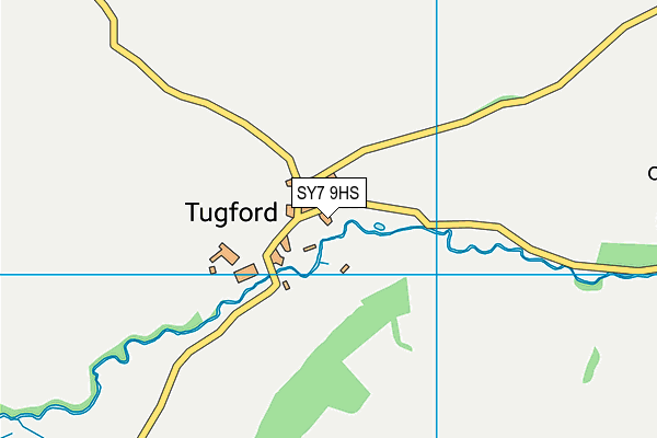 SY7 9HS map - OS VectorMap District (Ordnance Survey)