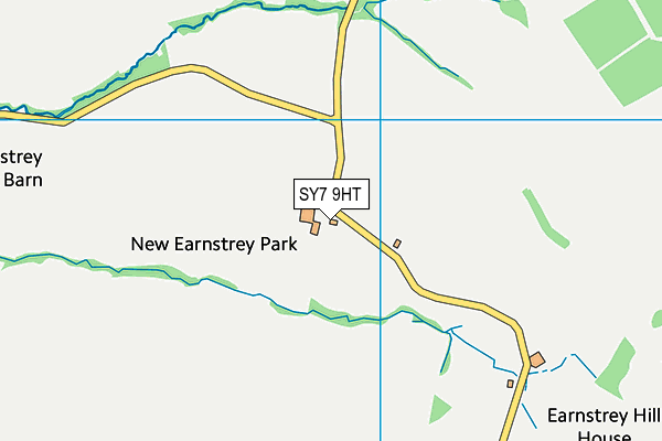 SY7 9HT map - OS VectorMap District (Ordnance Survey)