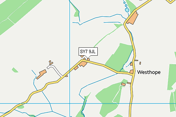 SY7 9JL map - OS VectorMap District (Ordnance Survey)