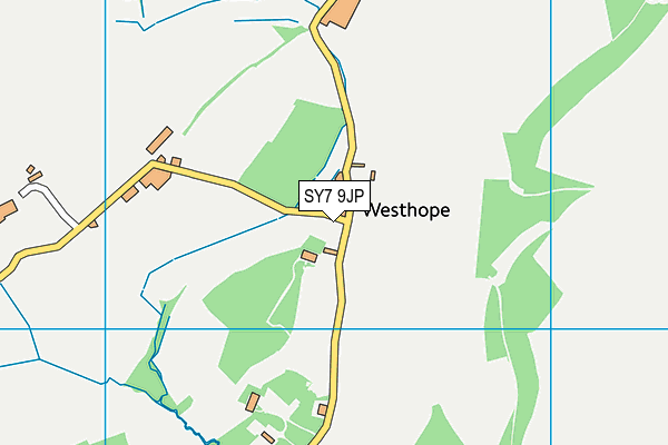 SY7 9JP map - OS VectorMap District (Ordnance Survey)
