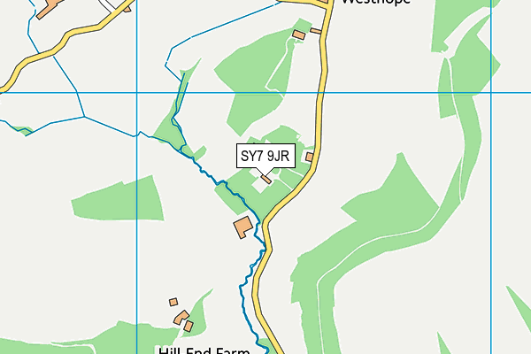 SY7 9JR map - OS VectorMap District (Ordnance Survey)