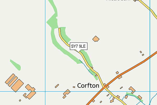 SY7 9LE map - OS VectorMap District (Ordnance Survey)