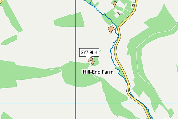 SY7 9LH map - OS VectorMap District (Ordnance Survey)