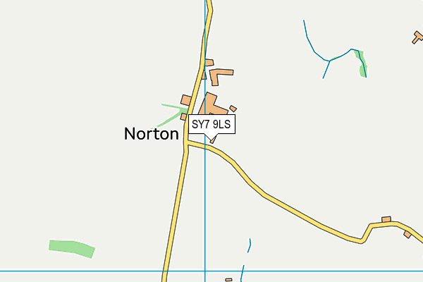 SY7 9LS map - OS VectorMap District (Ordnance Survey)