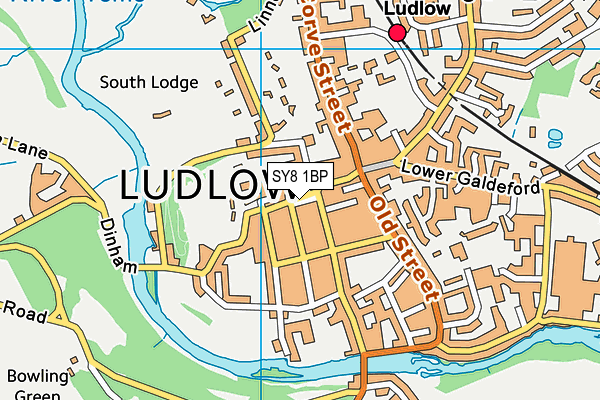 Map of LUDLOW ESCAPES LTD at district scale
